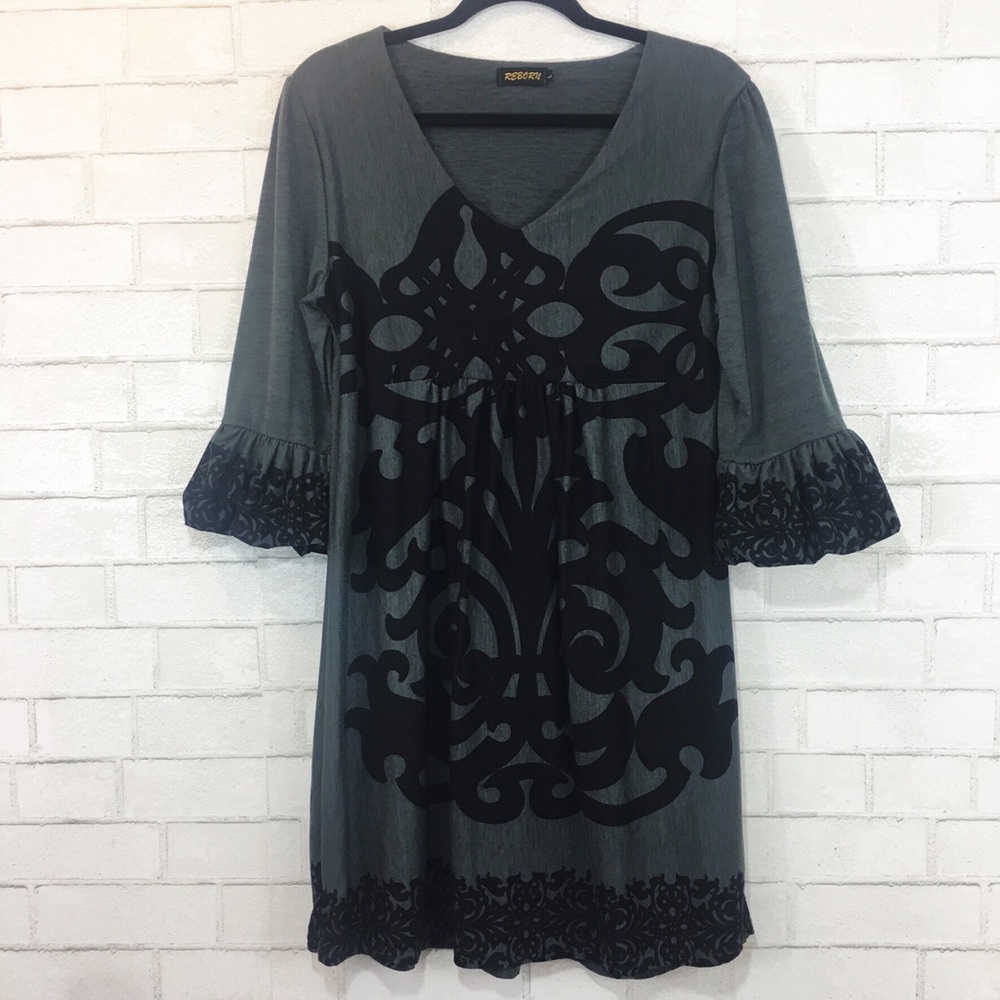 REBORN Dress with Bell Sleeves